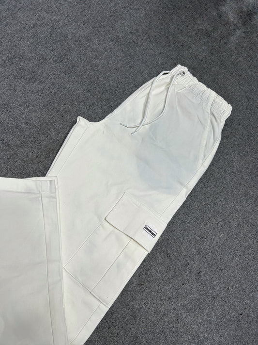 Off White Twill Cargo