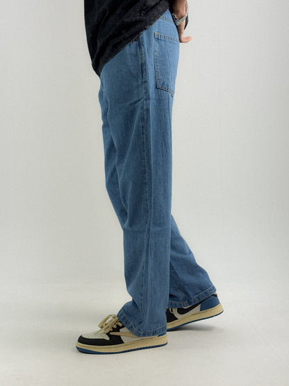 Semi Baggy Blue Denim